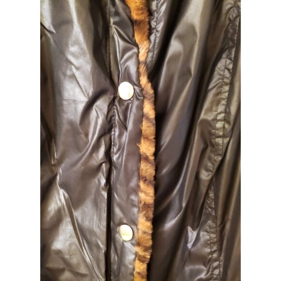 REVERSIBLE WOMENS VEST COAT JACKET FAUX FUR NWOT - Picture 7 of 8